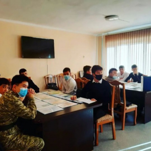 1 марта текущего года в рамках Рухани жаңғыру в учебном колледже ЮКУ имени М. Ауэзова был организован круглый стол с группой НСН-21-1к на тему исторического наследия казахского народа: күй, жыр, айтыс өнері.