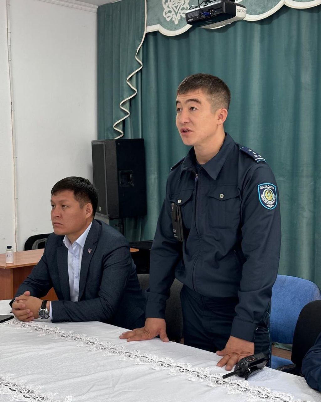 Police captain held a legal hour on the topic “Security in the media space”.