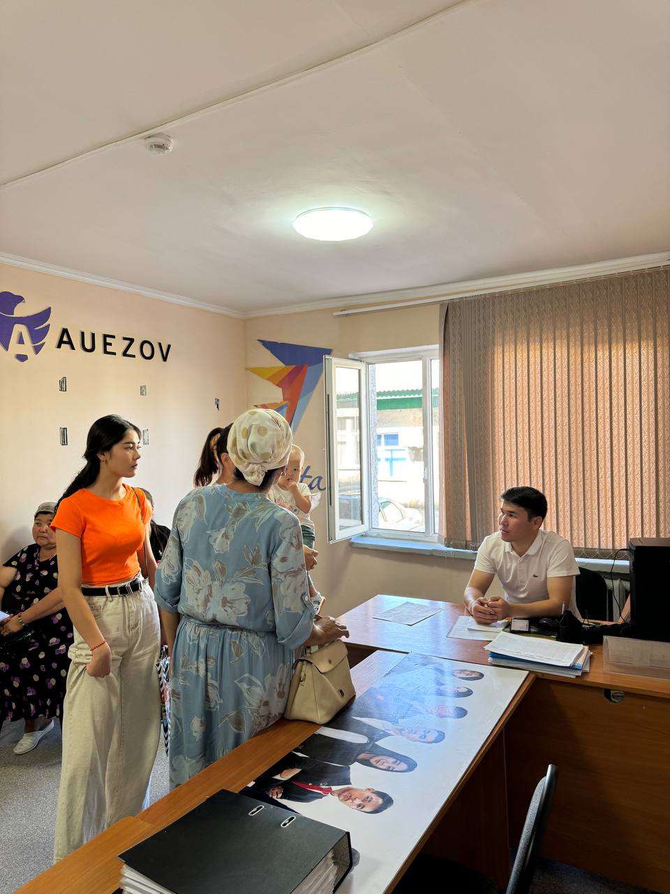 26.08.24 at the College named after M. Auezov, work began on the admission of students to the hostel.